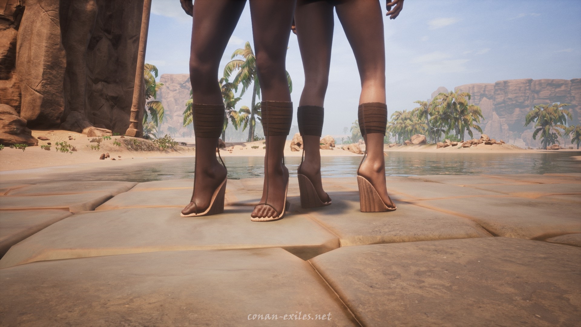 Мод для Conan Exiles High Heels System